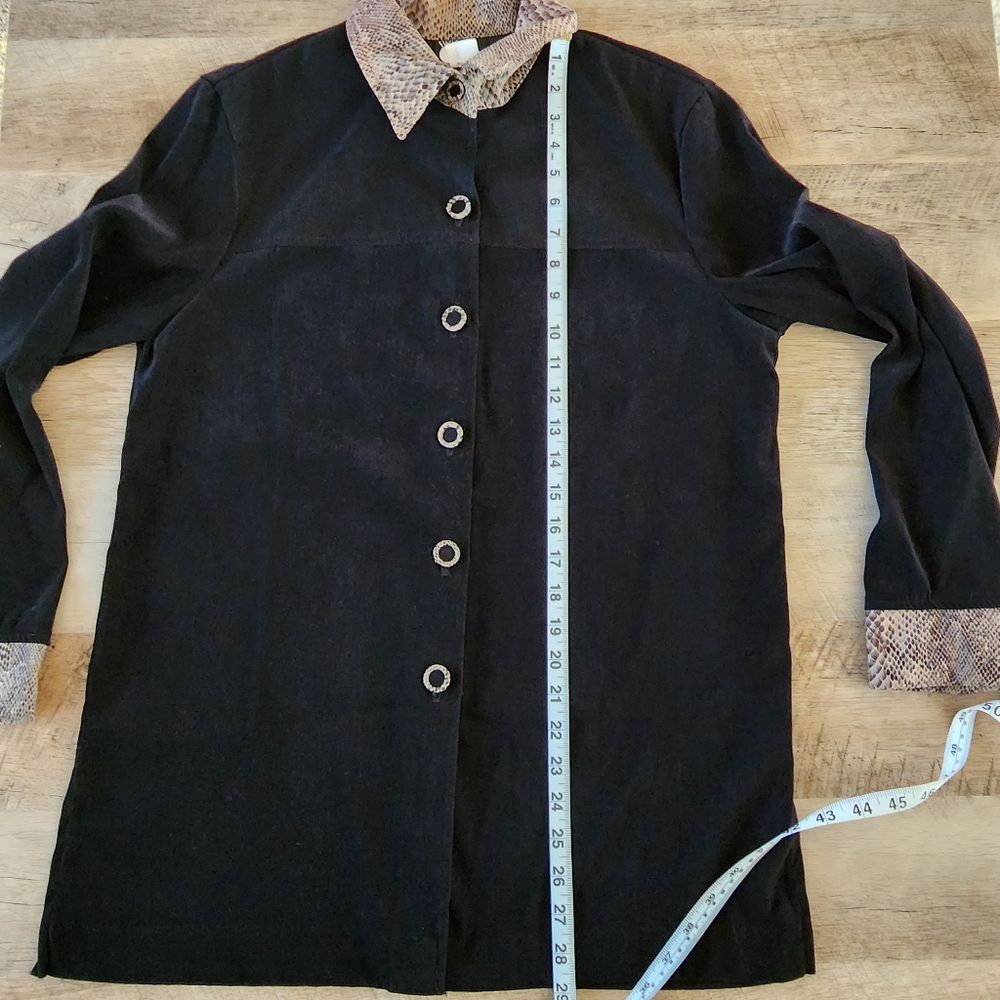 Vintage Black First Option Jacket/Shacket - Picture 10 of 11